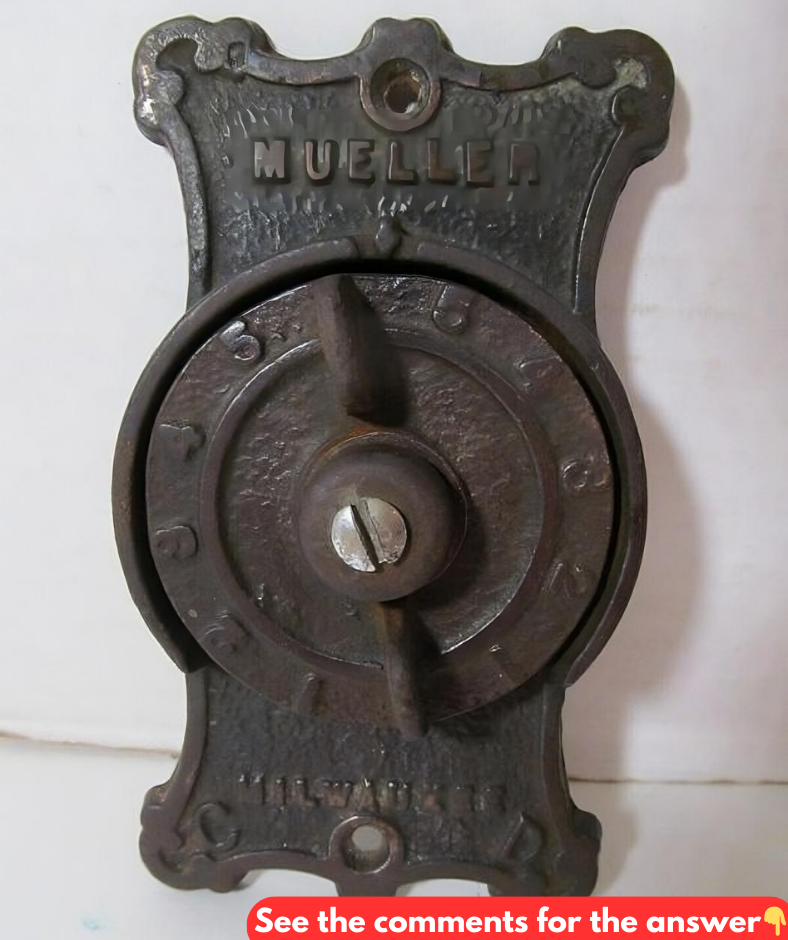 This iron item is well-known to many from previous generations. It was a popular item back then.