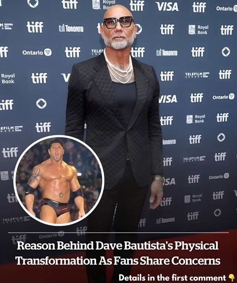 Reason behind Dave Bautista’s physical transformation as fans share concerns