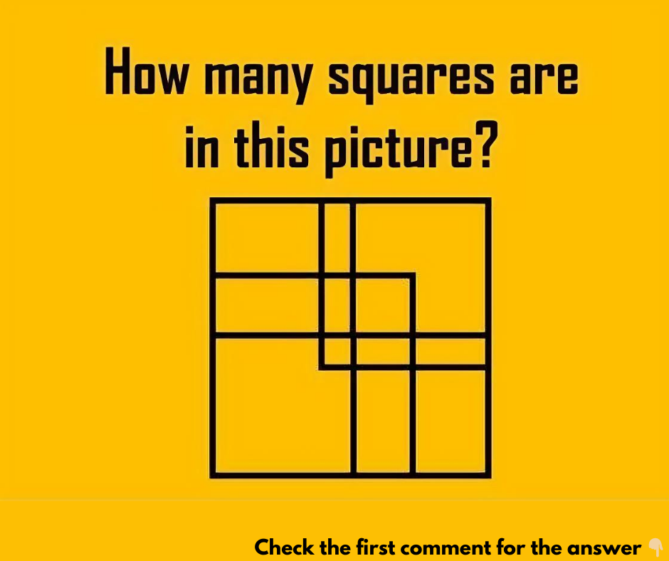 Mind-Bending Puzzle: The True Number of Squares Revealed