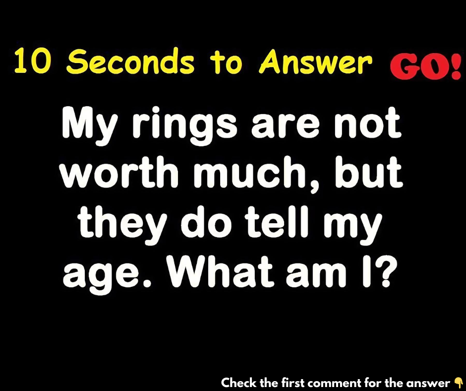 Nature’s Timekeeper: Solve the Riddle of the Age-Revealing Rings!