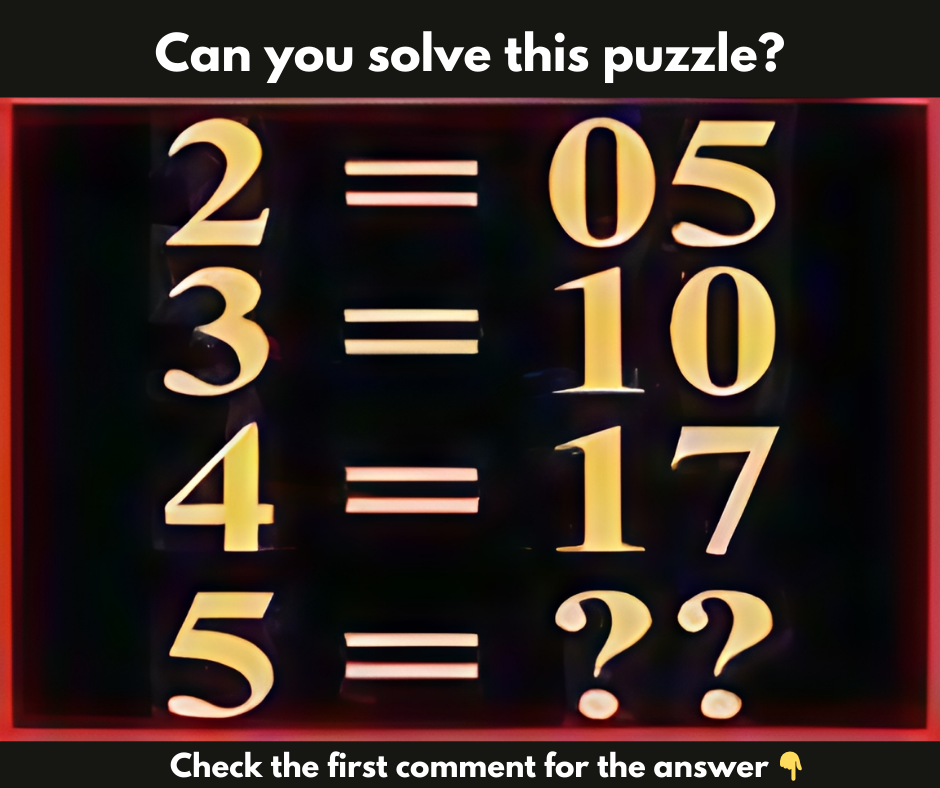 Test Your Logic: Solve the Puzzle and Discover the Missing Number!