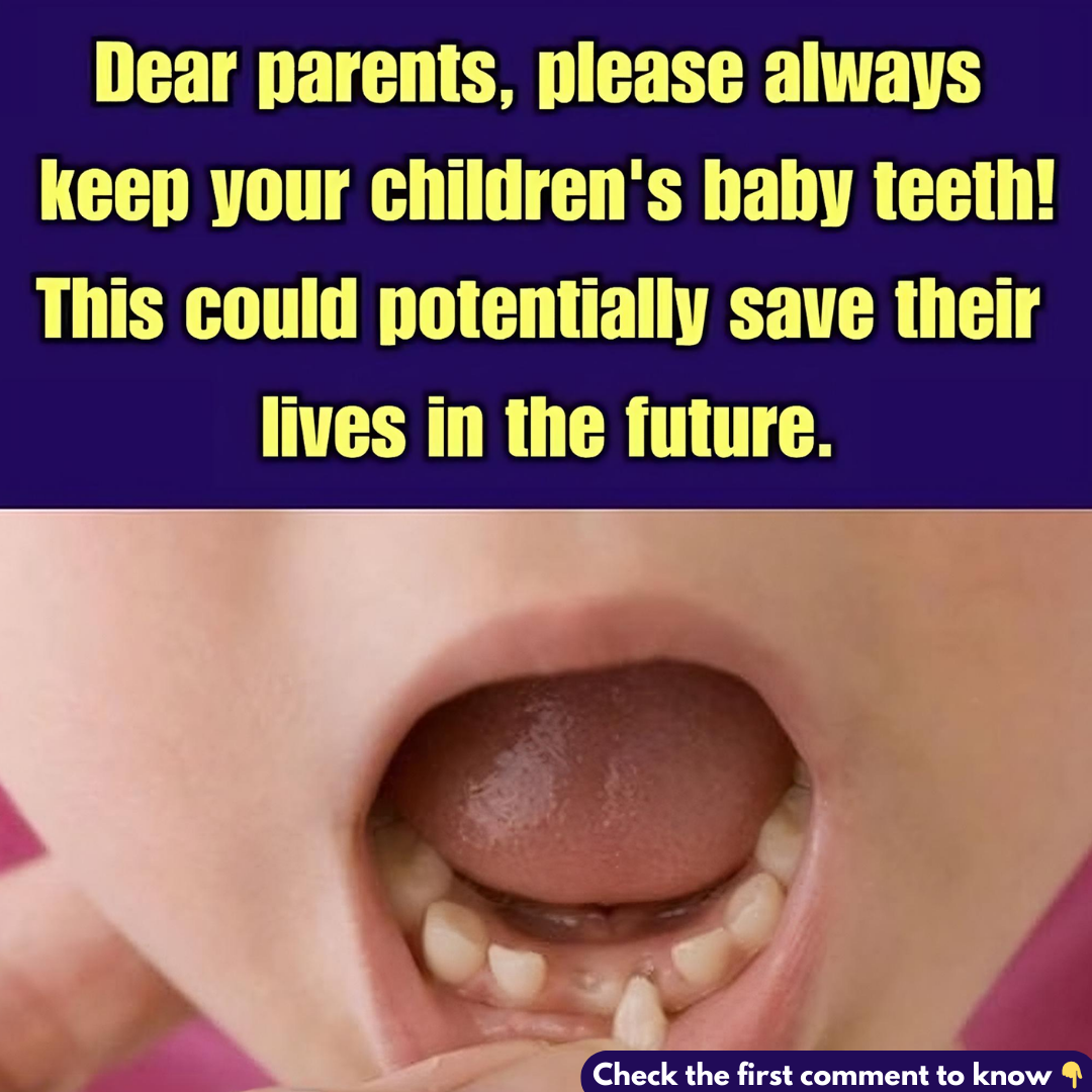 Scientists Are Encouraging Parents To Keep Their Kids’ Baby Teeth