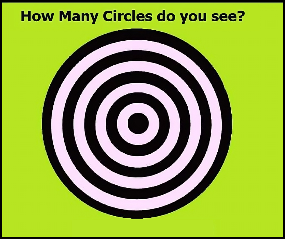 Puzzle for Testing Your IQ: Only a Genius can spot how many circles are there in the picture within 9 secs!