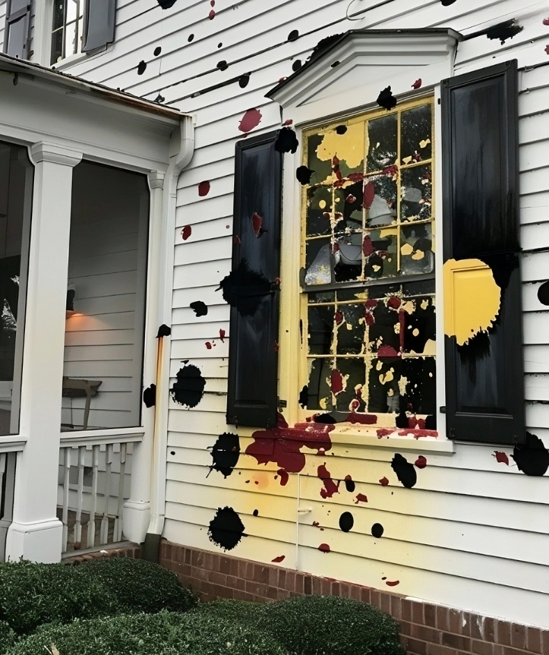 My Neighbor Totally Ruined My Windows with Paint after I Refused to Pay ,000 for Her Dog’s Treatment