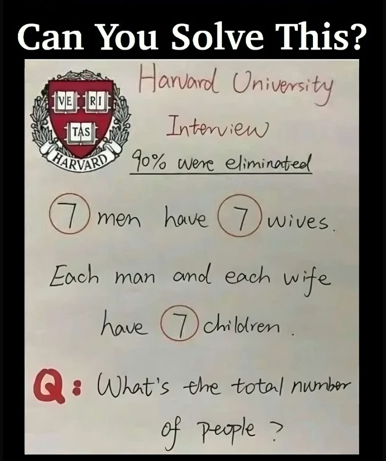 RIDDLE: Harvard University Interview