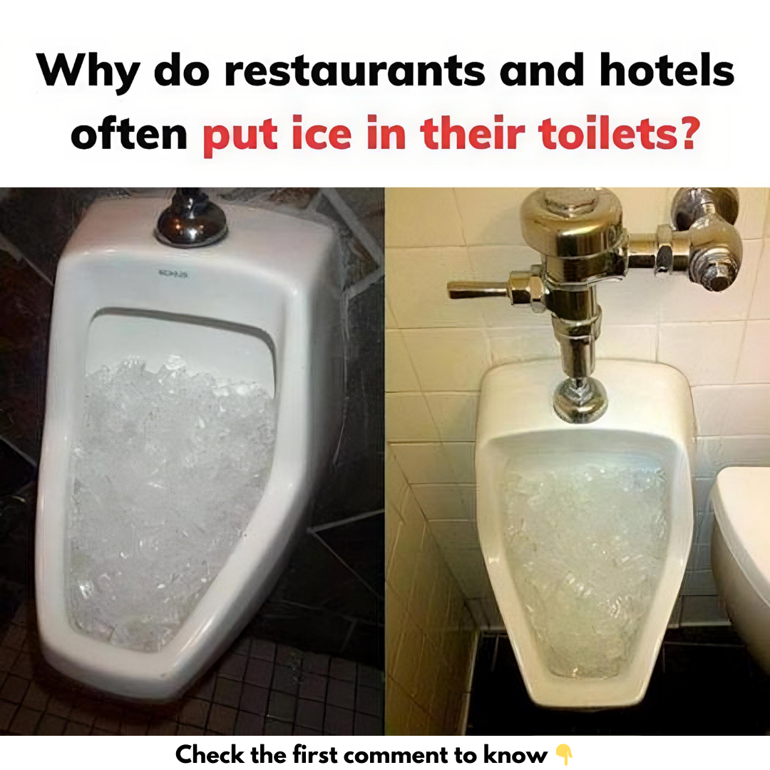 Restaurants and hotels often put ice in their toilets – What You Should Know!