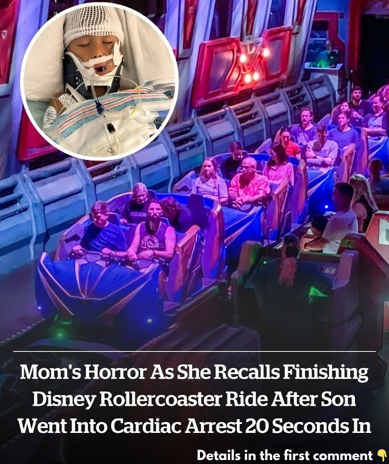 Mom’s horror as she recalls finishing Disney rollercoaster ride after son went into cardiac arrest 20 seconds in