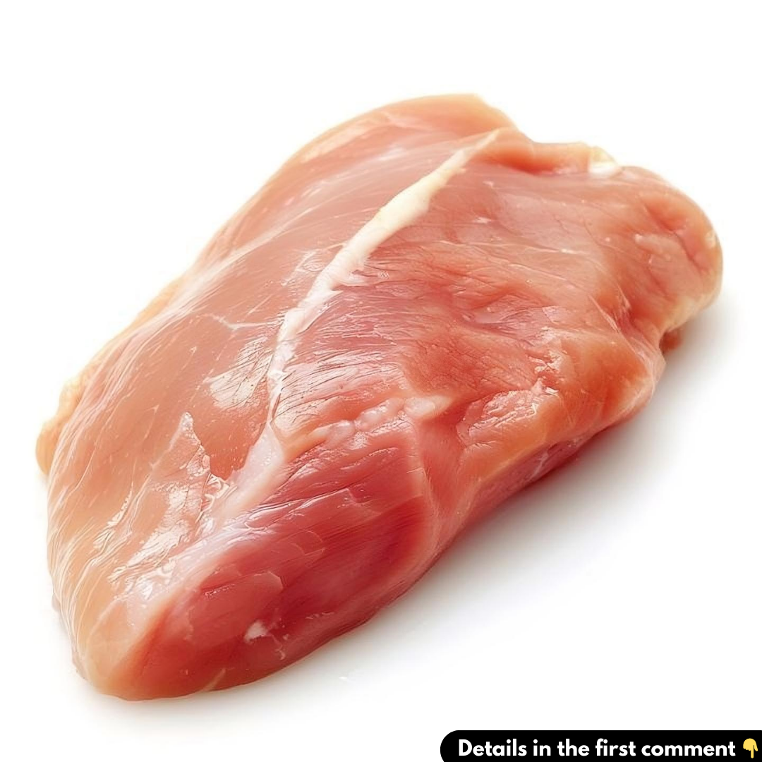 Chicken breasts in stores have those lines and are tough? What does that mean?