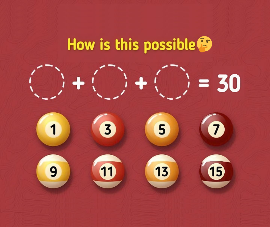 The puzzle of finding the billiard balls seems easy but is surprisingly difficult. Can you solve it?