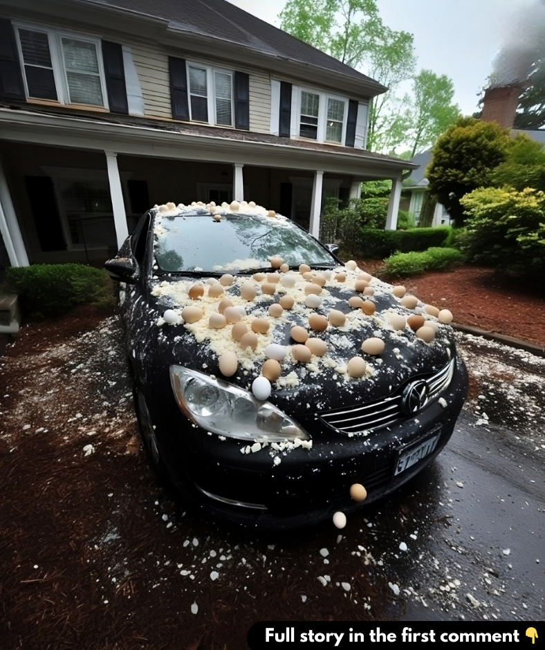 My Neighbor Threw Eggs at My Car Because It Was ‘Blocking the View’ of His Halloween Decorations