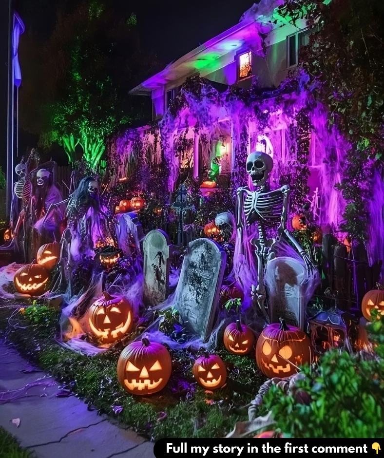 The Family Next Door Always Goes Overboard With Decorations On Halloween — Isn’t It Too Much?