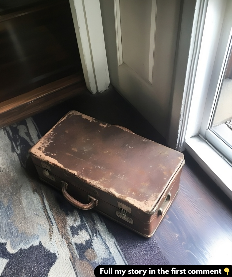 My Neighbor Brought Me a Suitcase and Hastily Asked Me to Keep It Until She Returned – The Next Day, I Saw Police in Her Yard