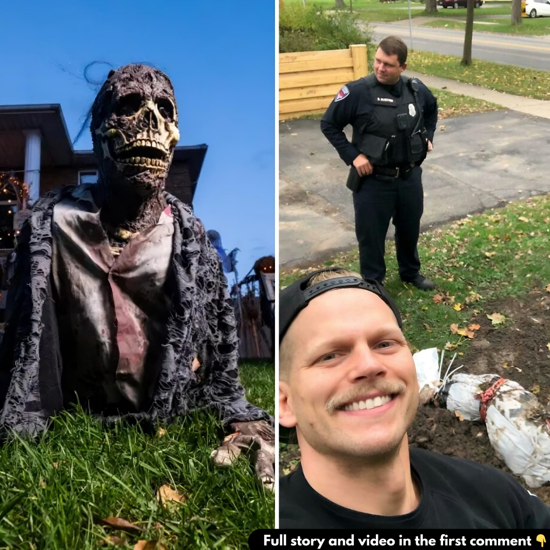 Neighbor’s Hilarious Response to Halloween Decoration Criticism Went Viral!