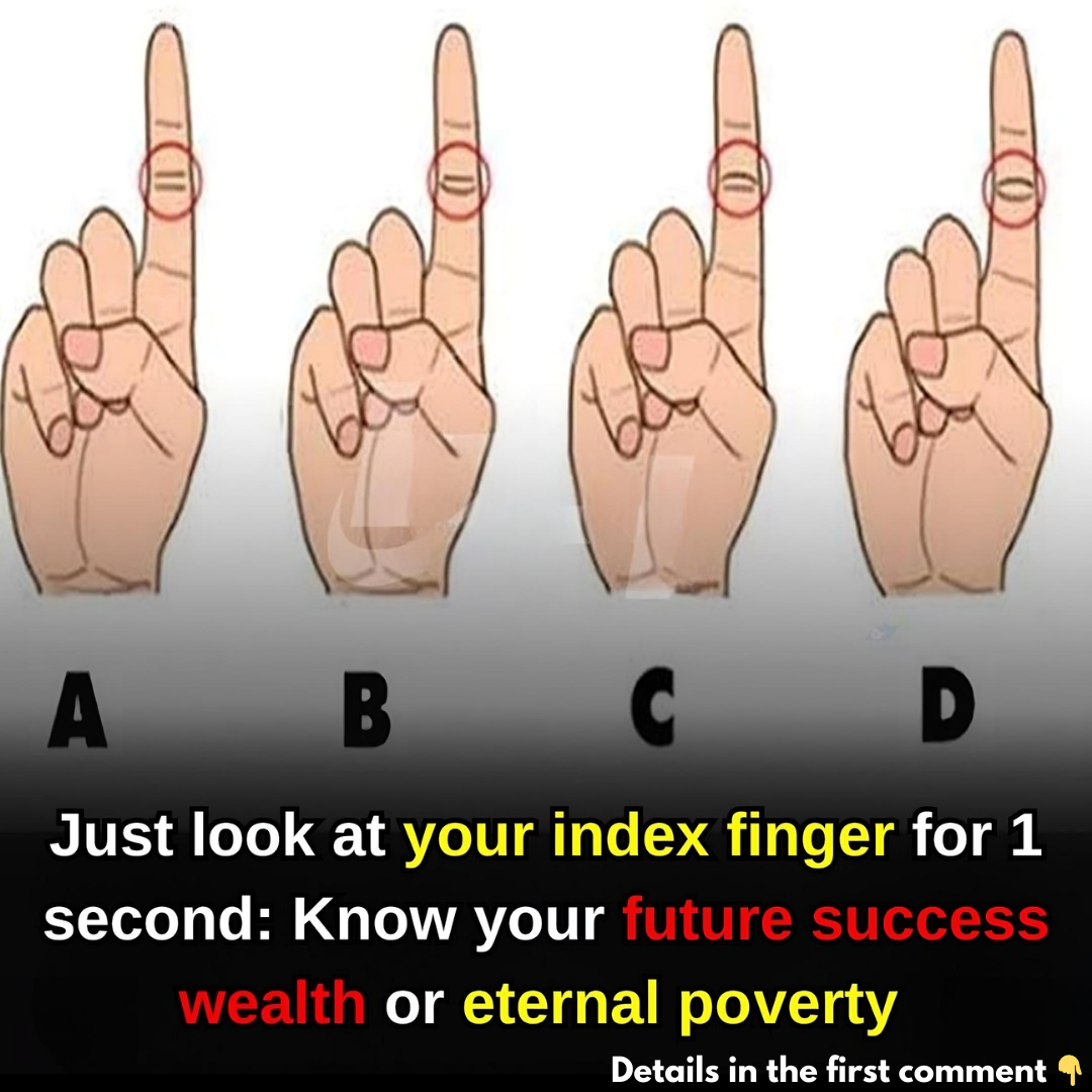 The index finger on your hand can reveal not only your personality but also your fate