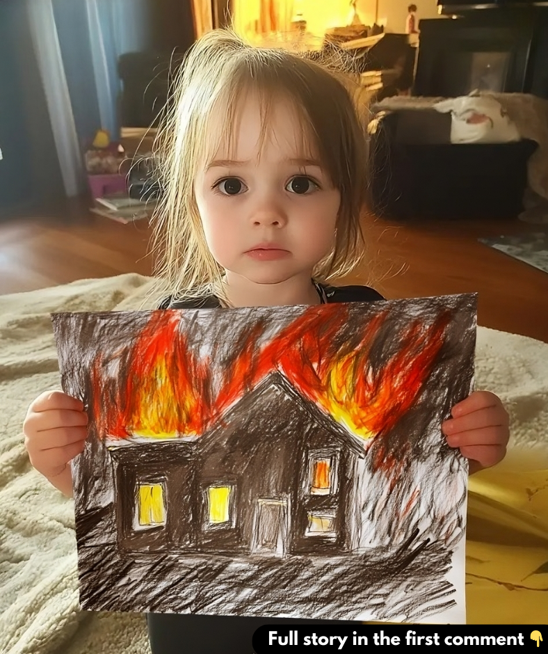 My 4-Year-Old Daughter Started Drawing Dark Pictures after Accidentally Discovering Her Dad’s Secret