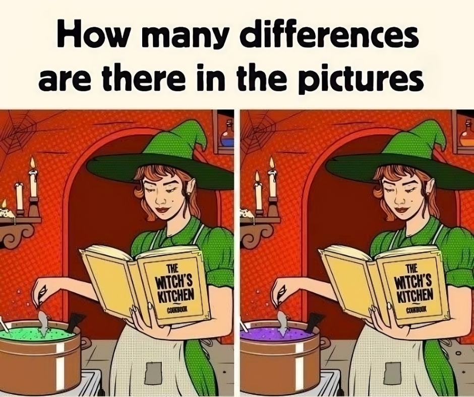 How many differences are there in the pictures