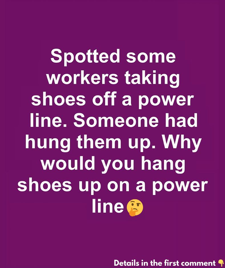 Hanging shoes on power lines is to…