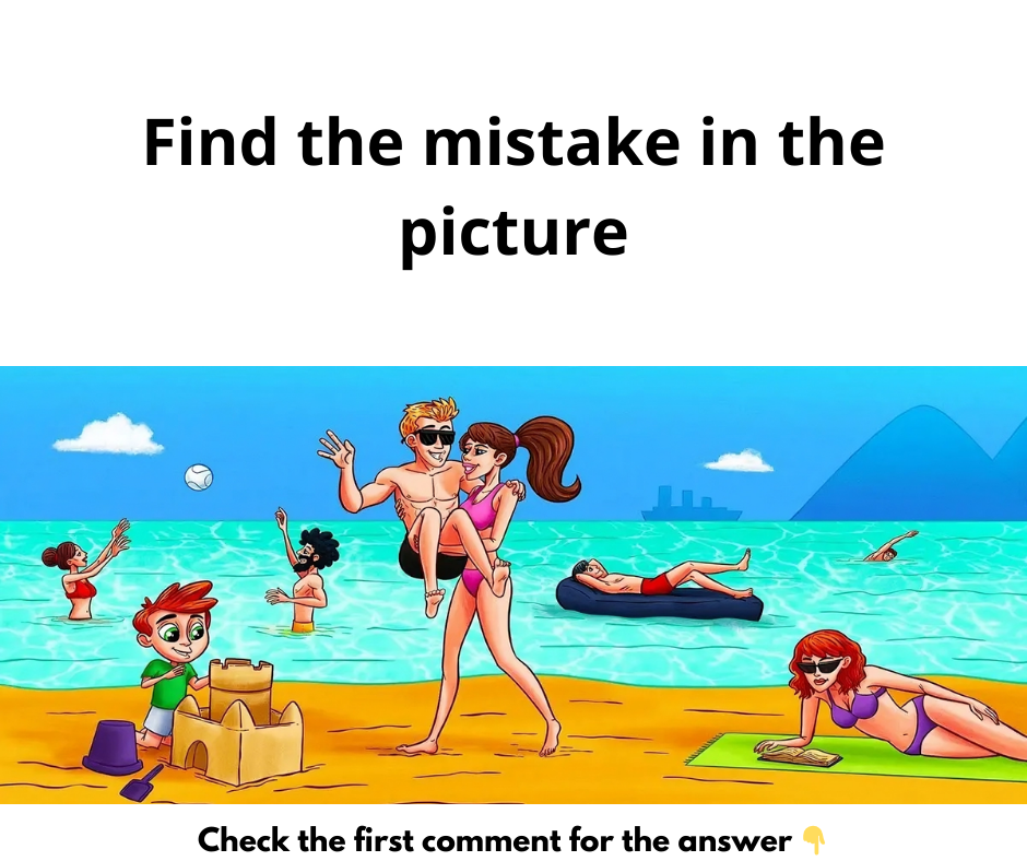 Find the mistake in this simple image