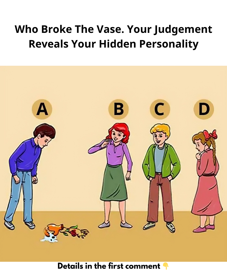 Who Broke The Vase. Your Judgement Reveals Your Hidden Personality