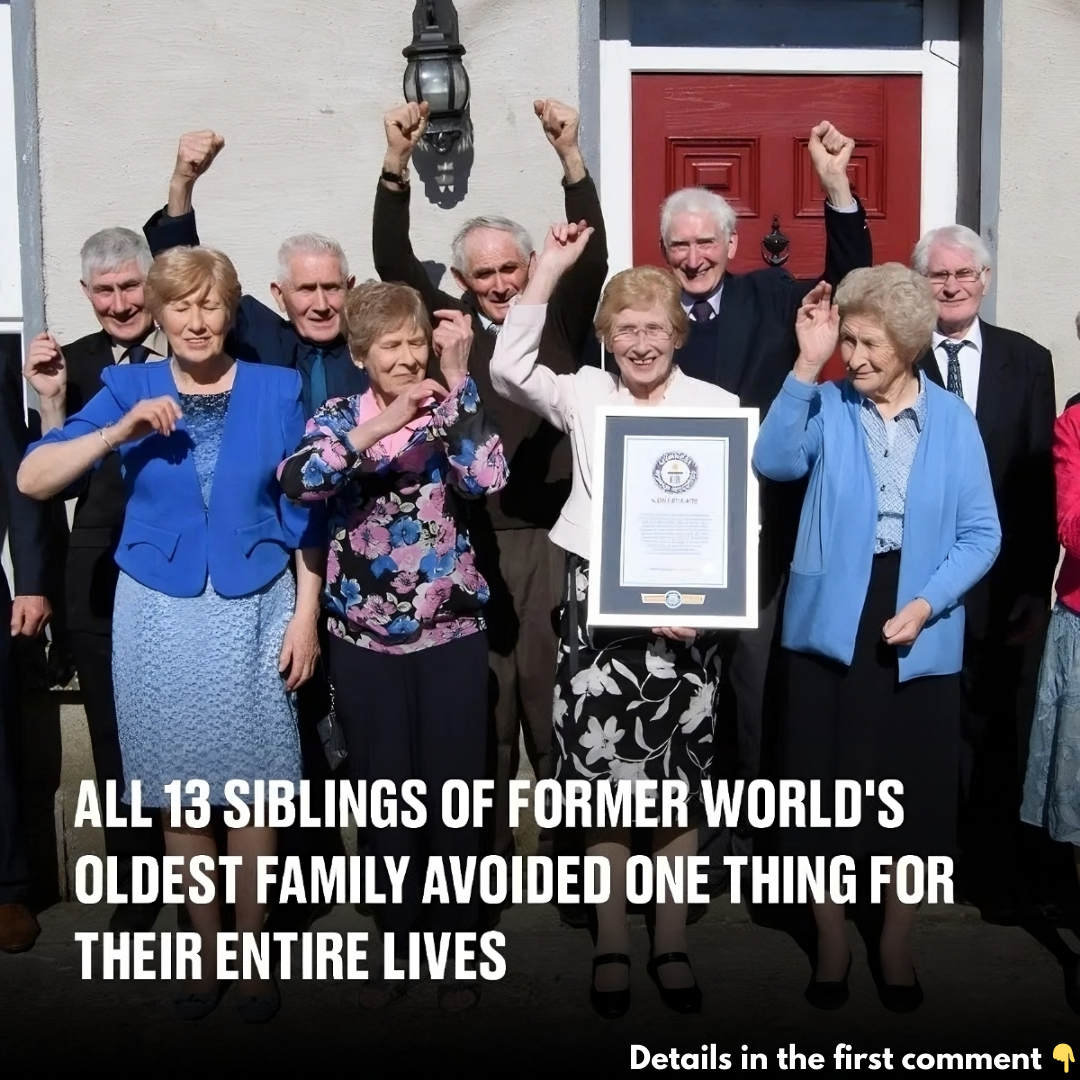 All 13 siblings of former world’s oldest family avoided one thing for their entire lives