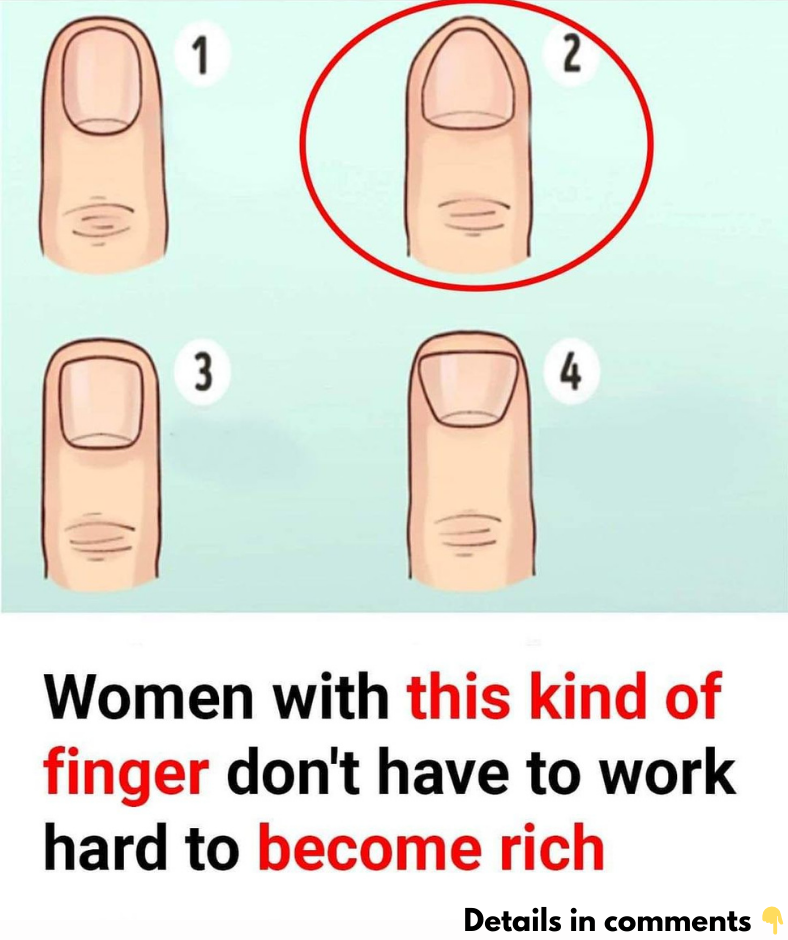 Women with this kind of finger don’t have to work hard to become rich throughout their life