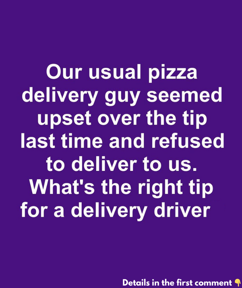 What’s the right tip for a delivery driver