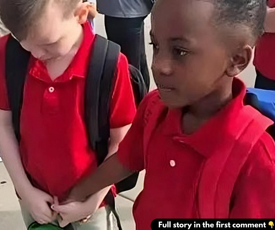 Boy comforts and befriends crying classmate with autism on first day of school