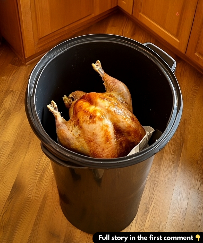 My Husband Grabbed the Thanksgiving Turkey and Threw It in the Trash – When He Explained Why, Everyone Was Shocked