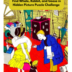 Find Whale, Rabbit, and Goose in Hidden Picture Puzzle Challenge