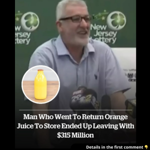 Man who went to return orange juice to store ended up leaving with 5 million