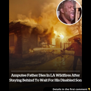 Amputee father dies in LA wildfires after staying behind to wait for his disabled son