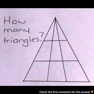 Can You Count the Triangles in This Puzzle? It Looks Easy, But It’s Not!