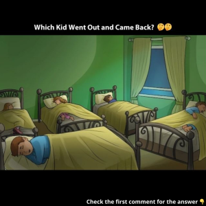 Which Kid Left and Returned? Only 2% Can Spot and Explain the Hidden Clue!