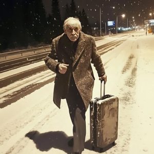 I Picked Up an Old Man on a Lonely Winter Highway, Letting Him Stay the Night Changed My Life Forever