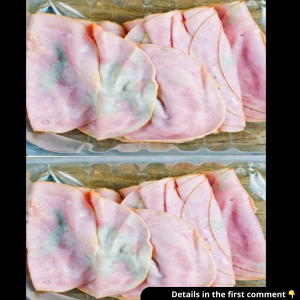 Pulled out some deli meat from fridge. My mother-in-law says it’s wasteful not to use it, but it looks bad to me. What should I do? Pulled out some deli meat from fridge. My mother-in-law says it’s wasteful not to use it, but it looks bad to me. What should I do?