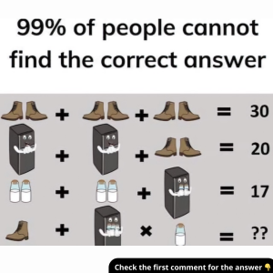 Can You Solve This Math Puzzle? Only 1% of Geniuses Get the Right Answer—Can You?