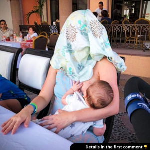 Mom ordered to cover herself up when she breastfeeds