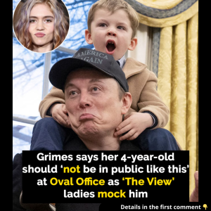 Grimes reacts to Elon Musk parading their 4-year-old in Oval Office