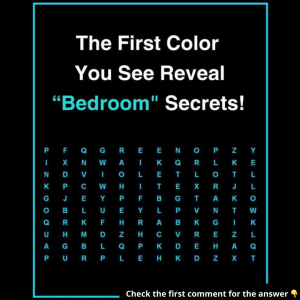 The First Color You See Reveal