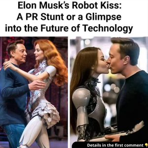 Elon Musk’s Robot Kiss: A PR Stunt or a Glimpse into the Future of Technology