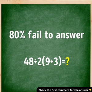 Math Challenge: 80% of People Can’t Solve This – Are You One of the 20%?