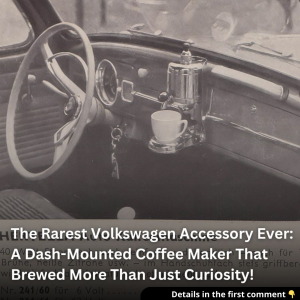 The Rarest Volkswagen Accessory Ever: A Dash-Mounted Coffee Maker That Brewed More Than Just Curiosity!