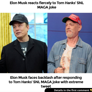 Elon Musk faces backlash after responding to Tom Hanks’ SNL MAGA joke with extreme tweet