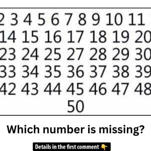 A Fun Number Puzzle: Can You Spot the Missing Piece?