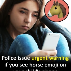 Cops warn parents about the hidden meaning behind the horse emoji