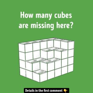 How Many Cubes Are Actually Missing Here? Try Solving This Puzzle and Find Out!