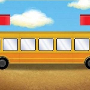 Which direction is the bus travelling in