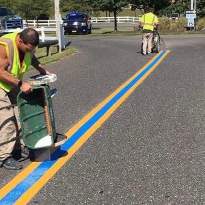 If You’ve Noticed A Blue Line Painted On The Street, Here’s What It Means