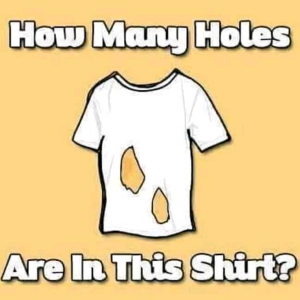 How Many Holes Are in This Shirt