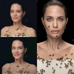 Angelina Jolie’s Brave Bee Photoshoot: Why She Didn’t Bathe for 8 Days Angelina Jolie’s Brave Bee Photoshoot: Why She Didn’t Bathe for 8 Days